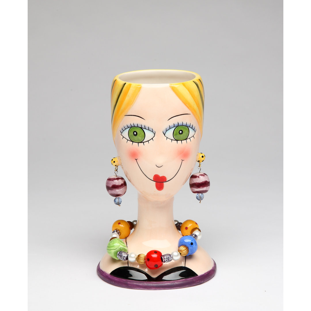 Pepperbush Ceramic / Porcelain Makeup Brush Holder Ebern Designs