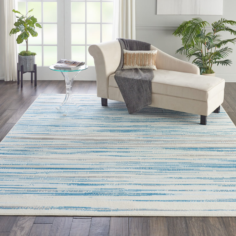 Striped Area Rug, Rectangle 160 x 221cm