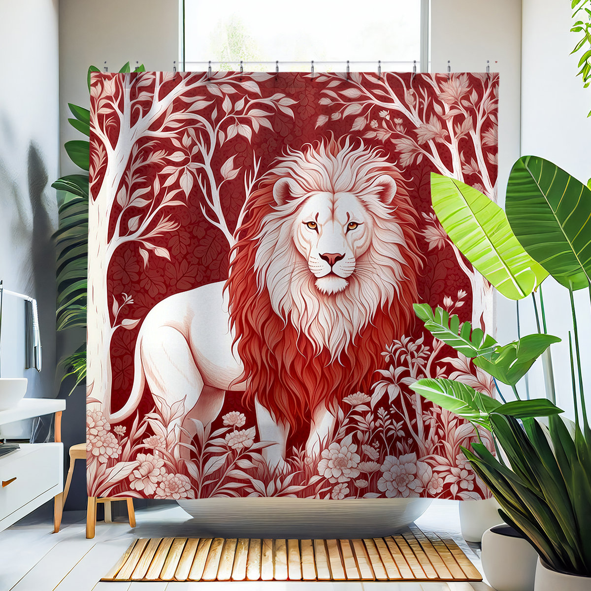 ULLI HOME Buco Shower Curtain | Wayfair