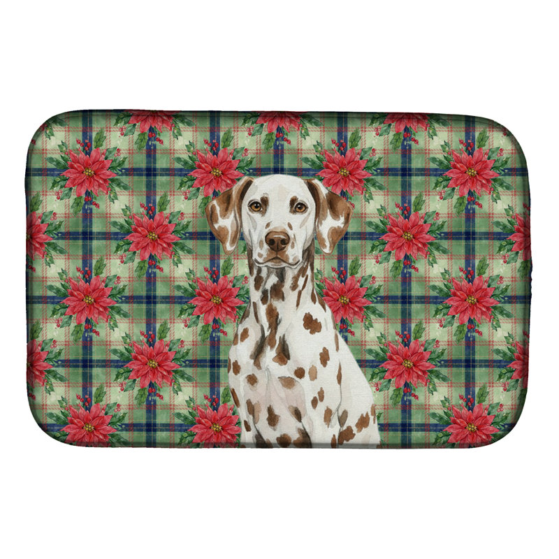 Tapis de vaisselle, Brun / Blanc