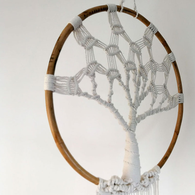 Macrame Knotting Cotton Wall Hanging