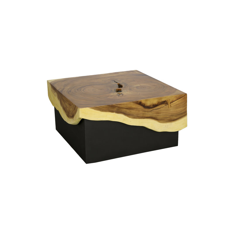 Table basse à débordement