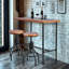 Ensemble, tabouret de bar pivotant à hauteur réglable en bois et métal-1374477089-1374477094