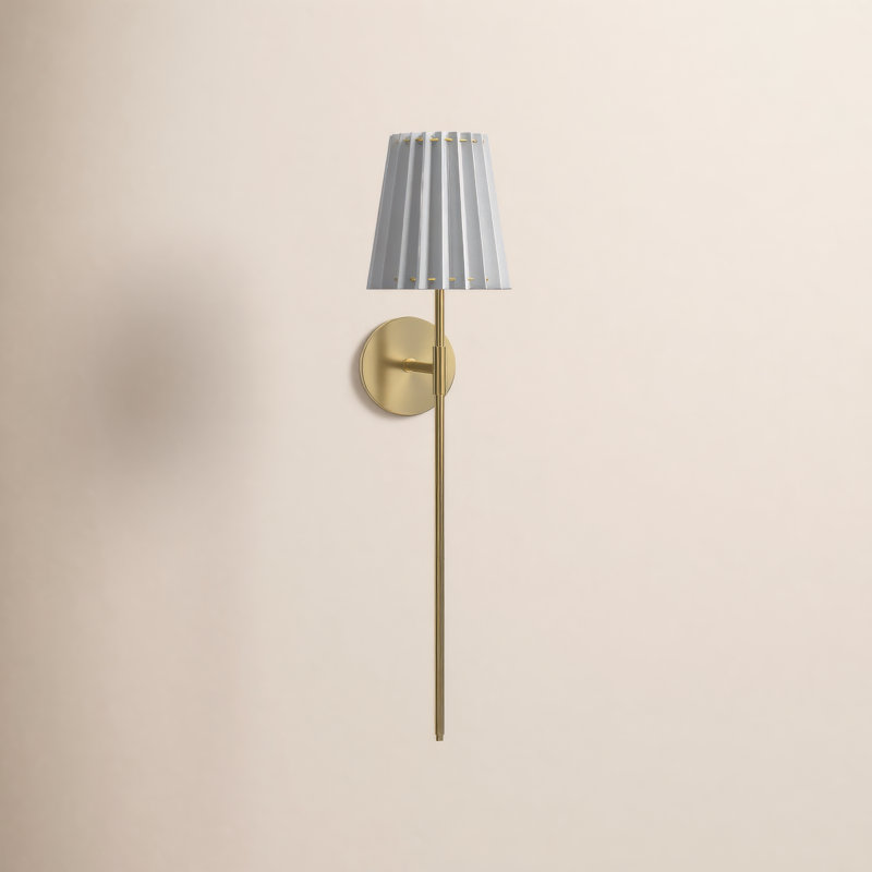 Applique murale 1 lumière Canto, Laiton vieilli