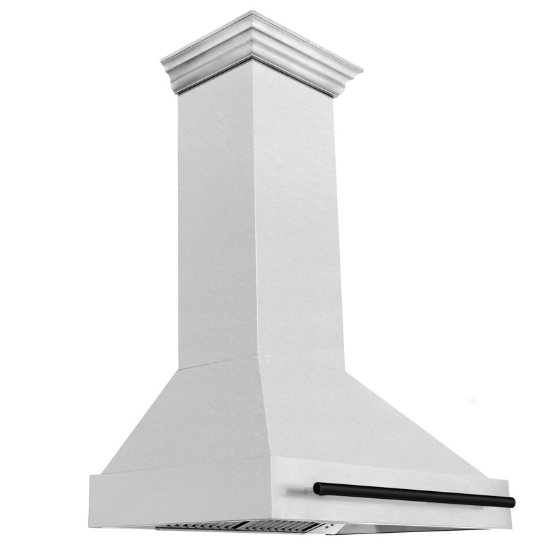 Autograph Edition 36" Fingerprint Resistant Stainless Steel Range Hood, Matte Black