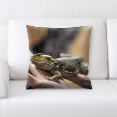 Wrenshall Lizard Throw Pillow