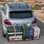 Porte-bagages avec filet d'attelage 500 lb