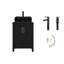 Ensemble de meuble-lavabo simple 24 "avec miroir-93645184