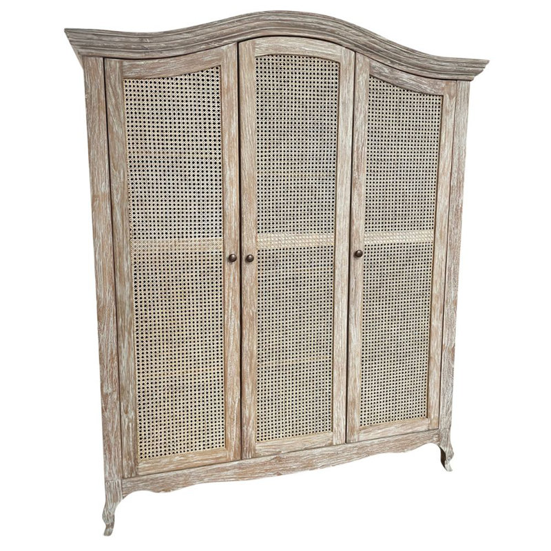 Santo 3 Door Solid Wood Wardrobe
