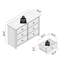 Commode double 6 tiroirs Tevrat-1657195974