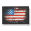 Painted American Flag - Wrapped Canvas Painting-56644352