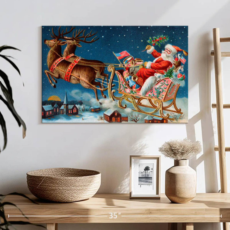 Père Noël, H 8 po x l 12 po