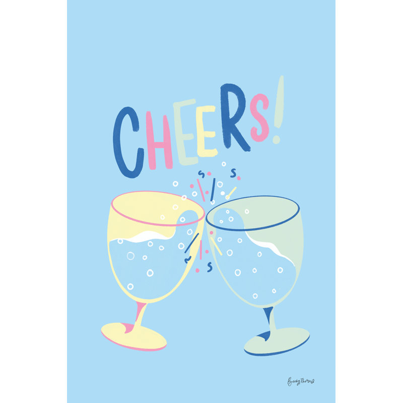 «Party Time II» sur toile par Becky Thorns, H 12 po x l 8 po