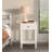 Draco Solid Wood Night Stand, Modern Farmhouse Nightstand, Small Side, Bedside Table with Drawer, End Table with Storage-1605558246