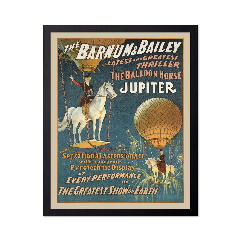 The Barnum & Bailey, Sans cadre, Affiche, H 16 po x l 20 po