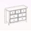 Commode moderne à 7 tiroirs, commode à tiroirs et rangement pour vêtements, armoire de rangement pour le salon