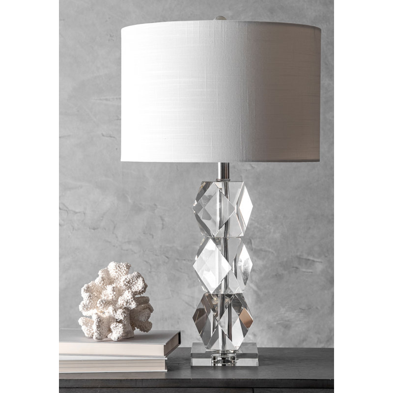 Lampe de table transparente 27 po Dupuis