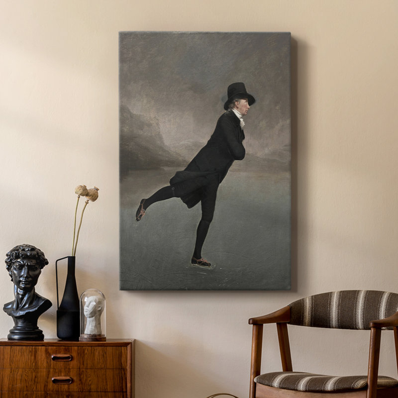 Impression de portrait rétro IV - galerie Cavas sur mesure, H 27 po x l 18 po