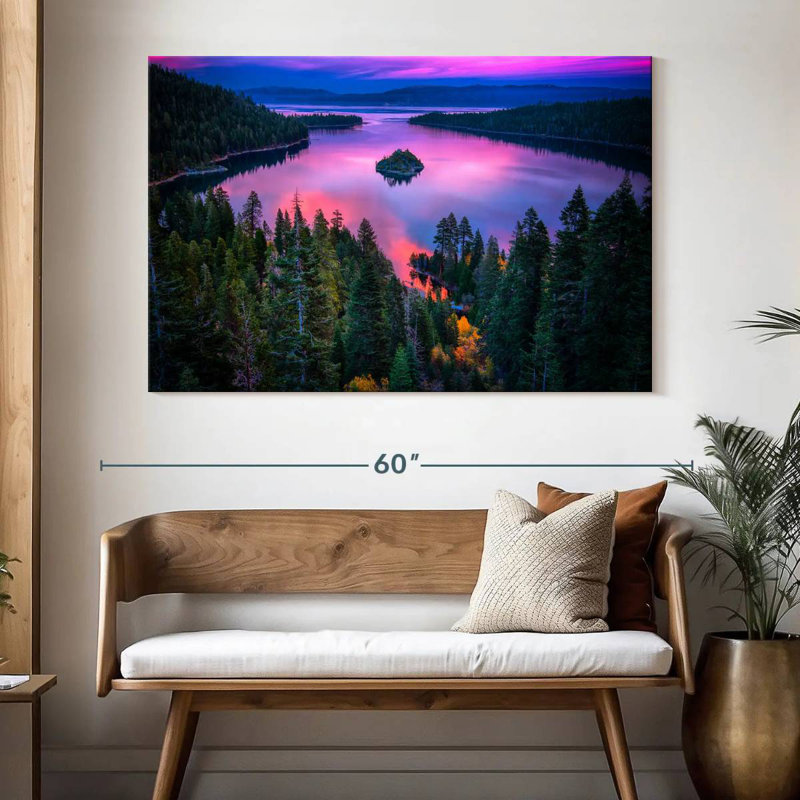 Alvord Lake Tahoe, Sierra Nevada, H 34 po x l 51 po