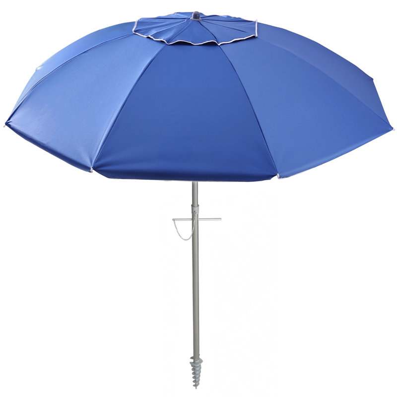 84'' Tilt Beach Umbrella, Blue