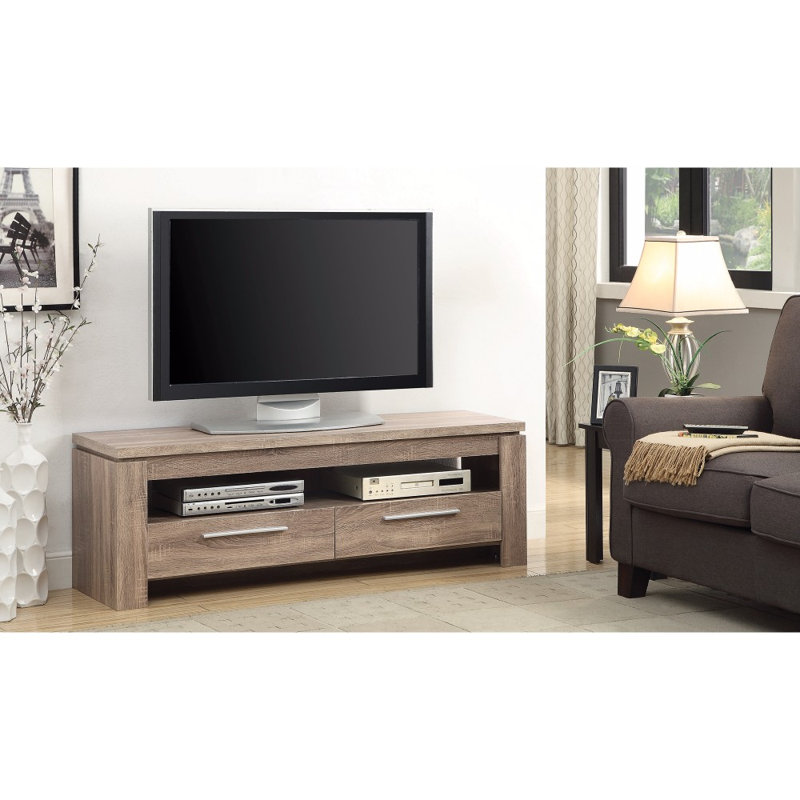 Parkdale Unfinished TV Stand for TVs up to 65", Brown