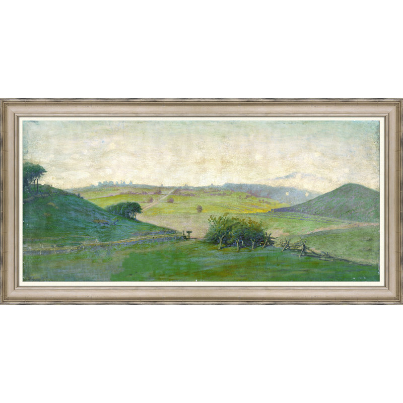 Crackled Scenic Panorama I Painting