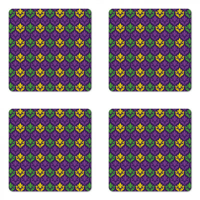 Sous-verre en gras mardi gras
