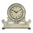 Traditional Analog Wood Quartz Tabletop Clock in White