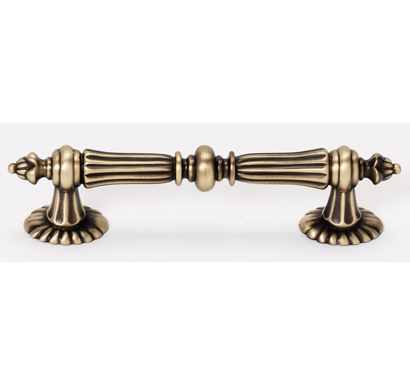Poignée barre 4,625 po Pulls III, Mat anglais antique