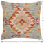 Oreiller rustique en kilim tissé à la main Caballer - 17 po x 18 po Rustic-283029664-283029639