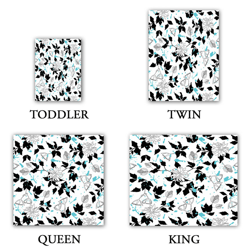  Housses de couette en microfibre Metka Hiti, Housse de couette pour grand lit et 2 taies décor