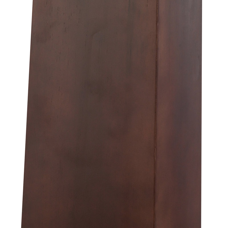 Lampe sur pied bourgogne 65 po Furrow, Rouge