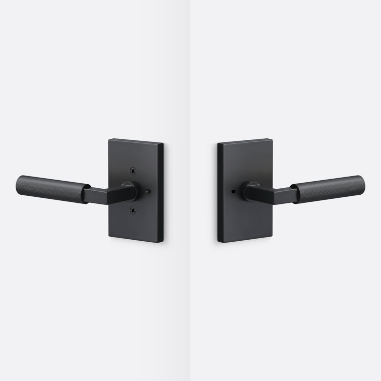 Levanto Privacy Rosette, Knurled Grip