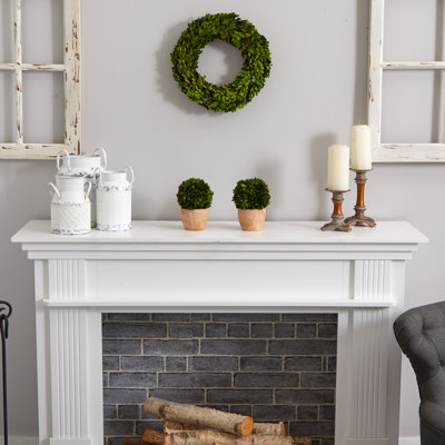 Preserved Boxwood Real Greenery Wreath