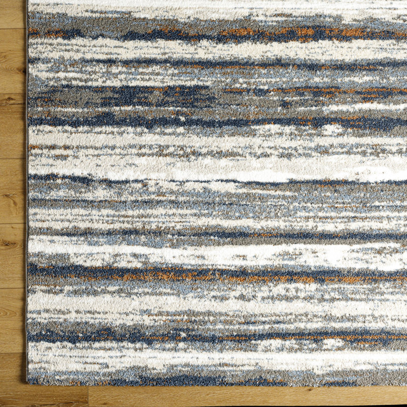 Striped Indoor Rug, Rectangle 1'11" x 2'11"