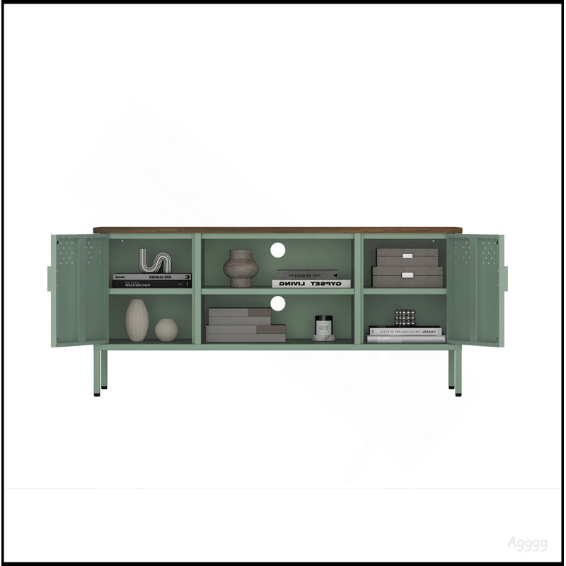 Armoire de rangement vert sauge