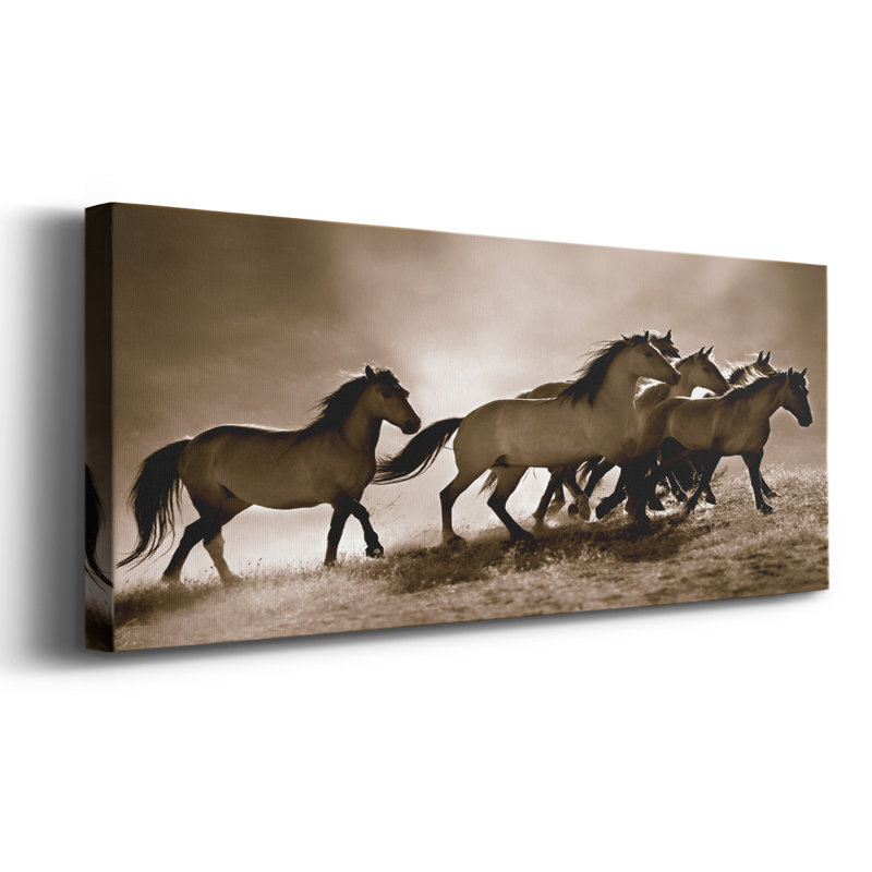 " Wild Horses ", 24" H x 60" W x 1.5" D