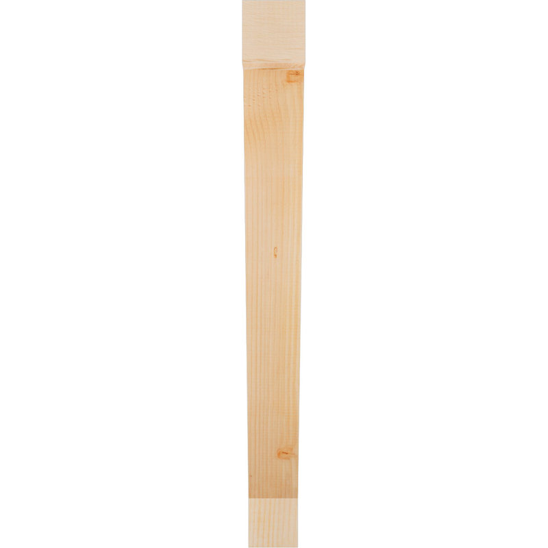 Traditional Block Bracket, Douglas Fir (Smooth), 40" H x 4" W x 34" D