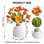 Ensemble de tulipes artificielles Real-Touch dans des vases en céramique, ensemble de faux arrangements floraux-1062223316