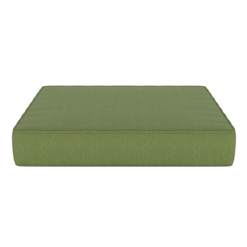 Sunbrella® Outdoor Ottoman Cushion, 3.5" H x 23.5" W x 20.5" D, Sunbrella® Canvas Jockey Red