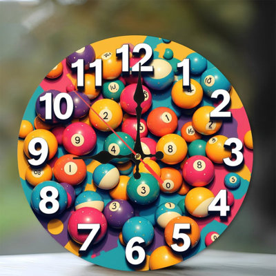 Colorful Decorative Pool Balls Game