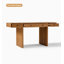 Bureau d'écriture en bois massif de style Mid-Century avec 3 tiroirs-30662183