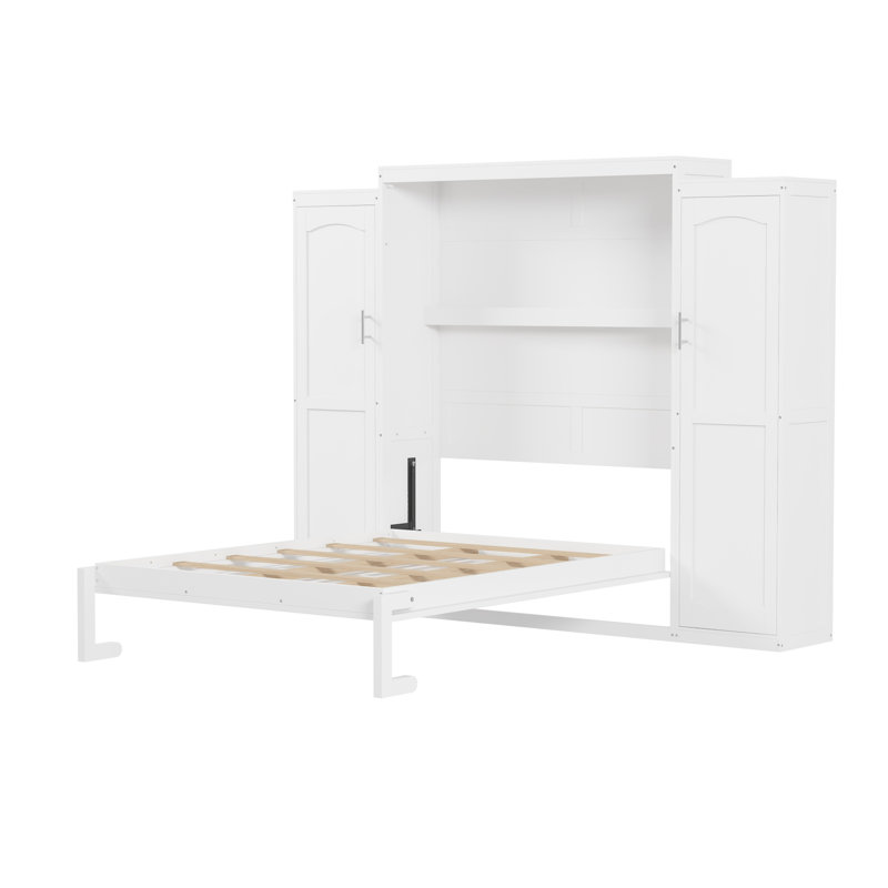 Armoire avec armoires Murphy, Grand, Blanc