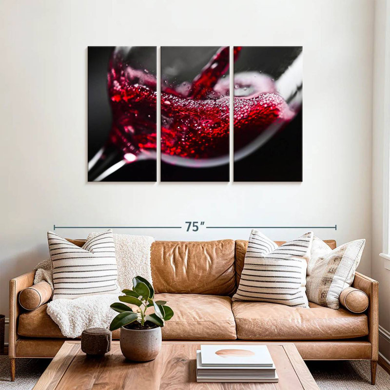 Vin rouge Yarlin, H 36 po x l 57 po