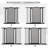 Pressure Mounted Pet Gate With Door