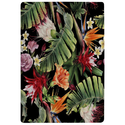 Harrison Floral Shag Area Rug