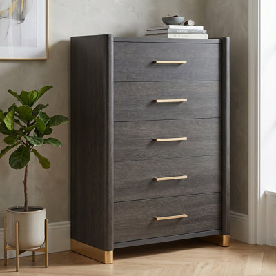 Catalan Chest Charcoal Gray