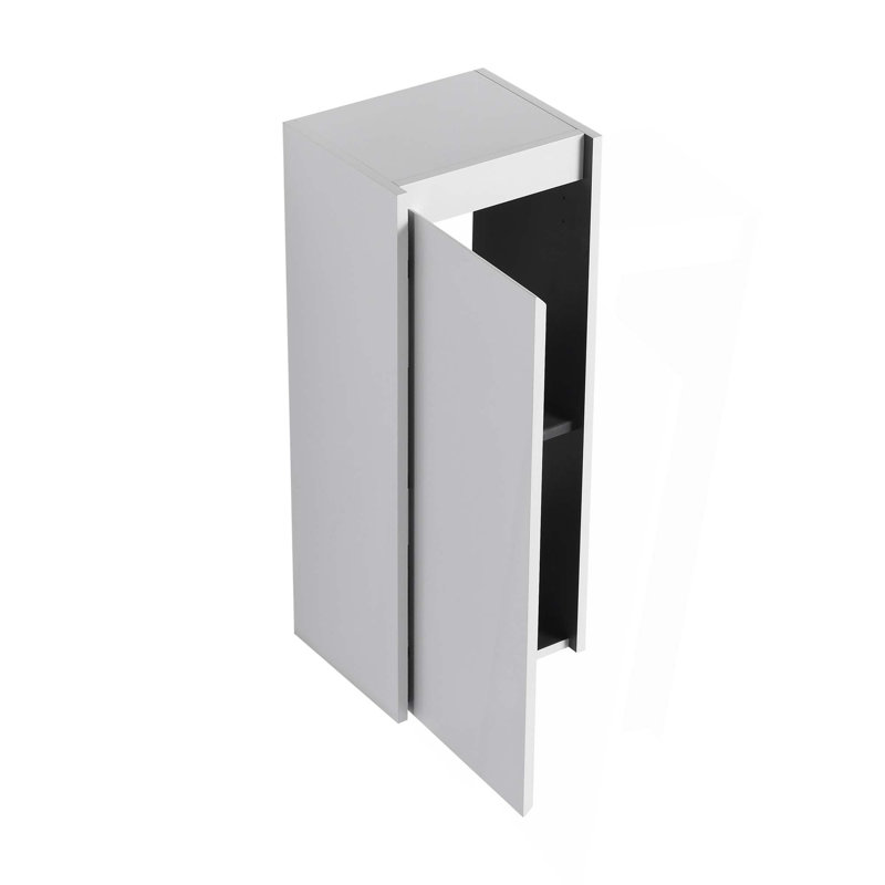 Modern Bathroom Side Cabinet,Soft Close Doors,Float Mounting Design