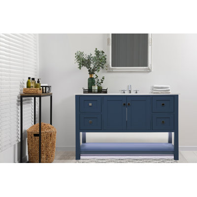 Meuble-lavabo simple 4 tiroirs Akaysha