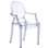 Chaise avec accoudoirs Louis Ghost